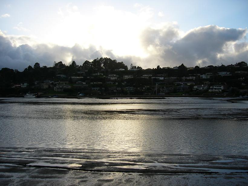 Tiburon, CA: storm break, view from Tiburon, CA