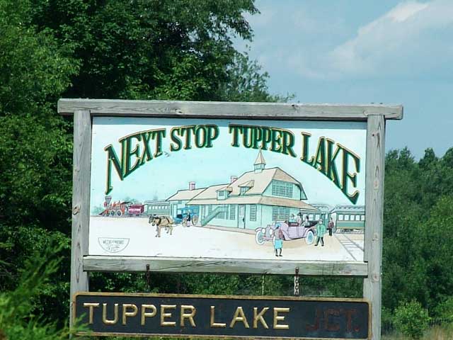 Tupper Lake, NY: Tupper Lake Welcome Sign