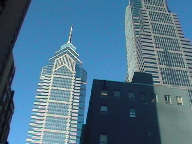 Philadelphia, PA: looking up, downtown