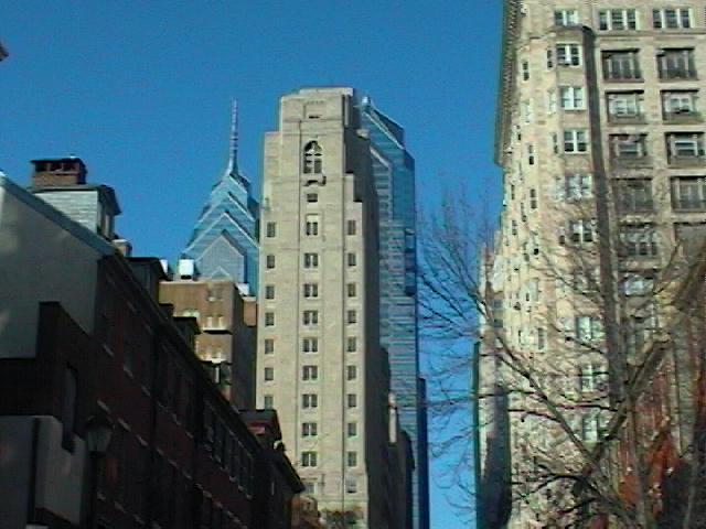 Philadelphia, PA: looking up, downtown