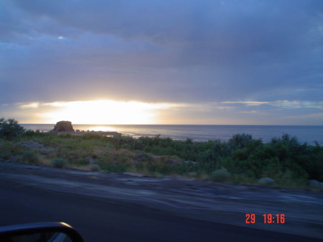 Tooele, UT: This is on I-80 on your way into Tooele watching the sunset