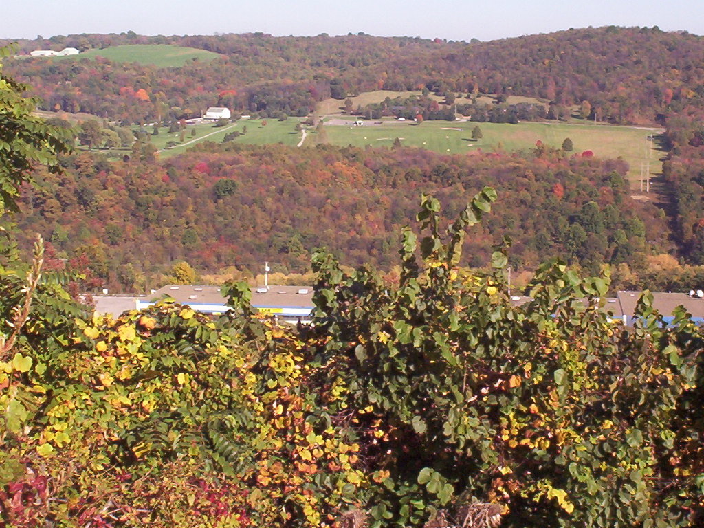 Beaver Falls, PA: Golf Course across the Beaver River in North Sewickly summer 2004