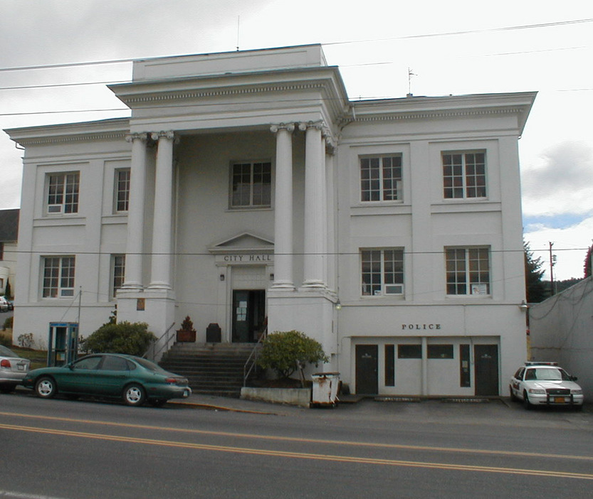 Rainier, OR City Hall photo, picture, image (Oregon) at