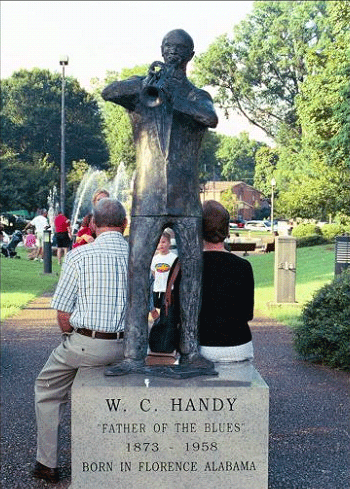 Florence, AL: W.C. Handy statue in Wilson Park