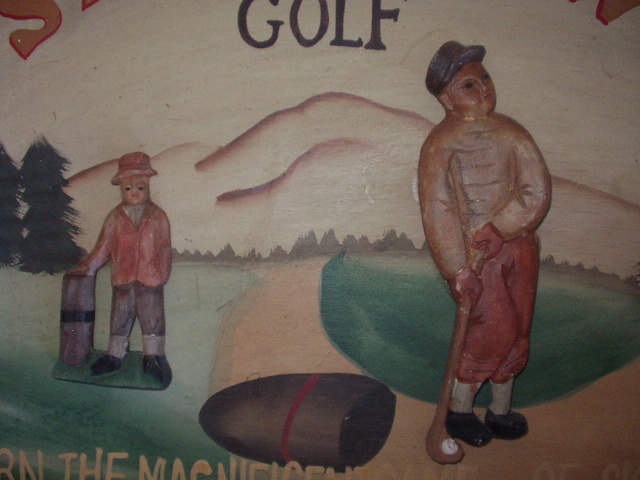 St. Matthews, SC: I have this old advertising sign from the 20's. Do you know anything about the golf course or its history?