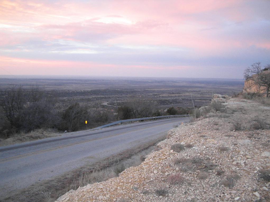 Lubbock, TX: The Caprock Escarpment, southeast of Lubbock, Texas