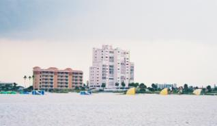 Treasure Island, FL: beach view from the gulf