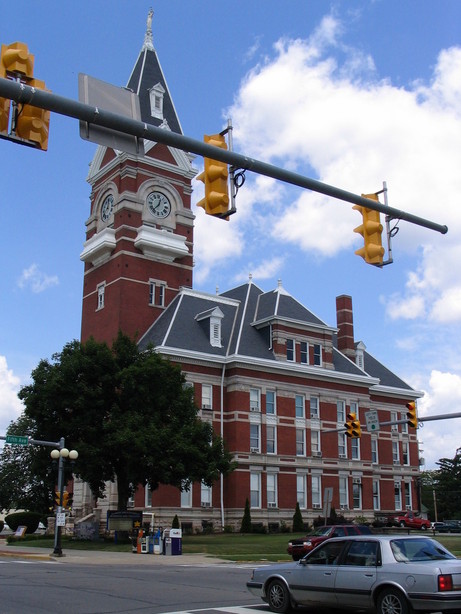 Clarion, PA: clarion county courthouse built 1884