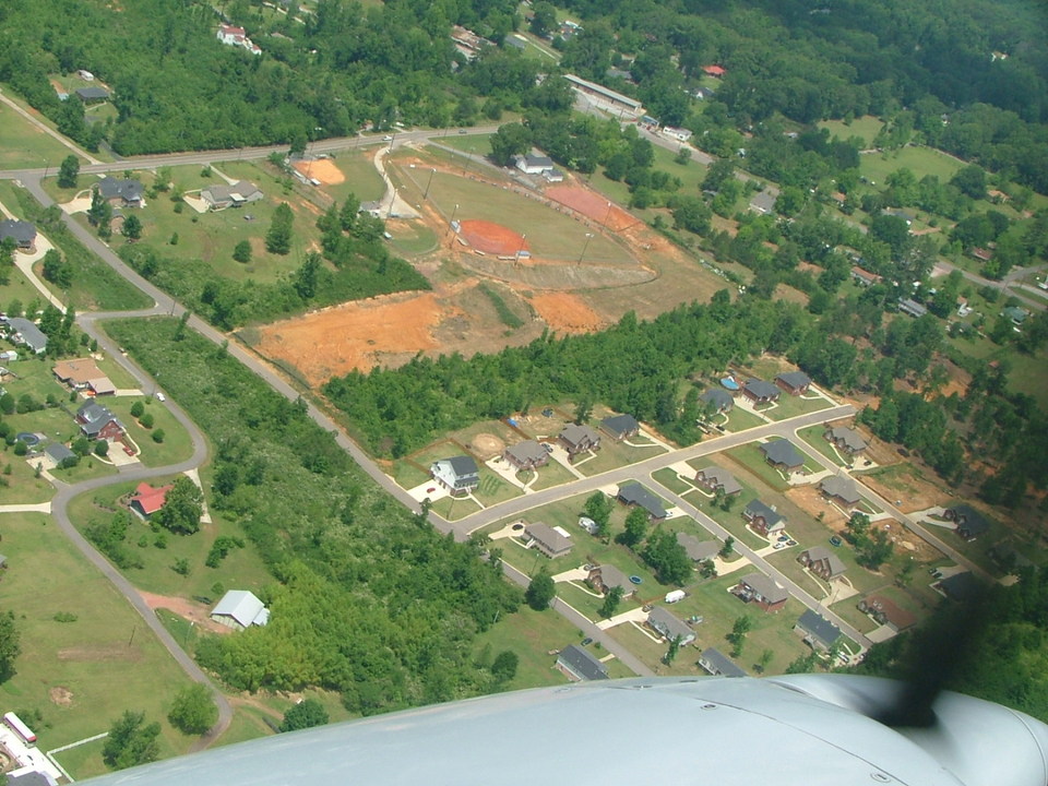 Sylvan Springs, AL: Fly Over of Park place