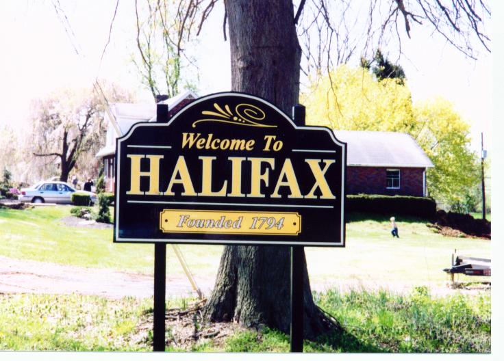 Halifax, PA: Halifax Entrance Sign