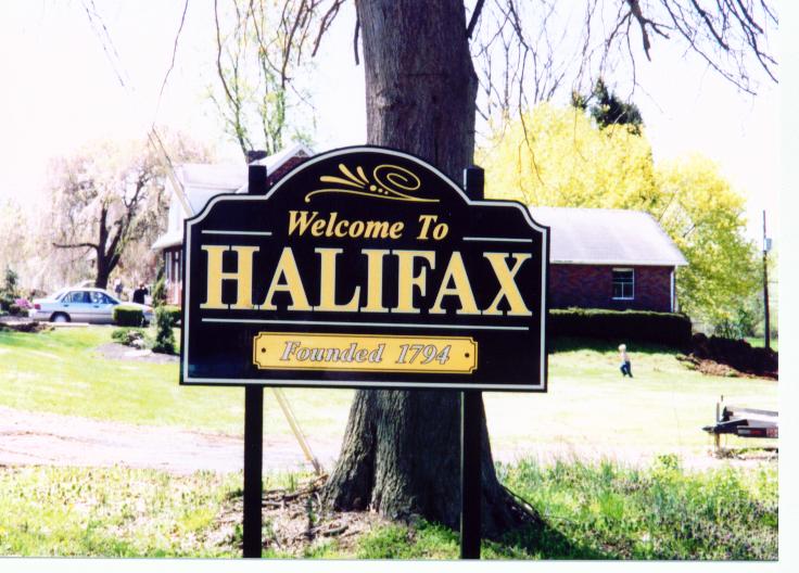 Halifax, PA Halifax Entrance Sign photo, picture, image (Pennsylvania