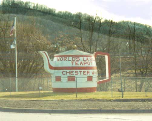 Chester, WV: World's Largest Teapot in Chester West Virginia
