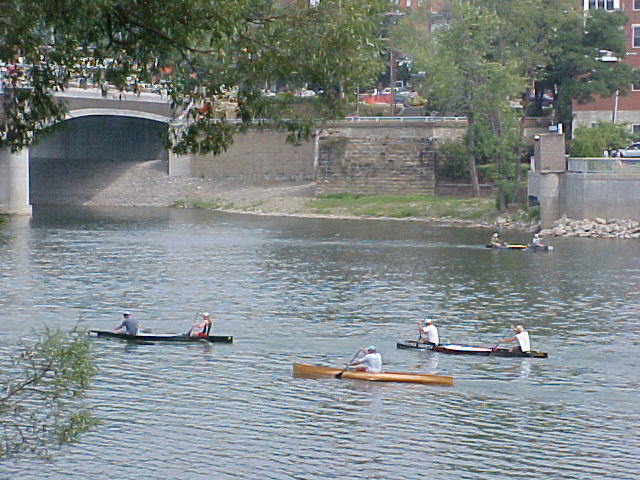 Warren, PA: Downtown Warren, PA from the waterfront