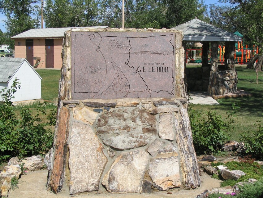 Lemmon, SD GE Lemmon Remembrance Monument in Lemmon's City Park photo