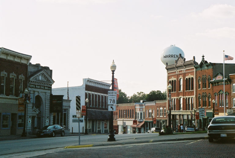 Warren, IL: Main Street-August 2005