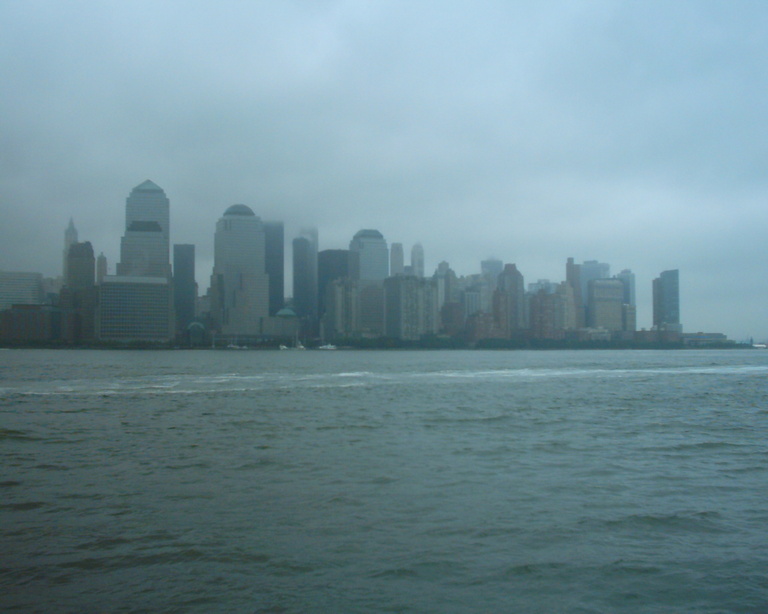 New York, NY: Cloudy Lower Manhattan