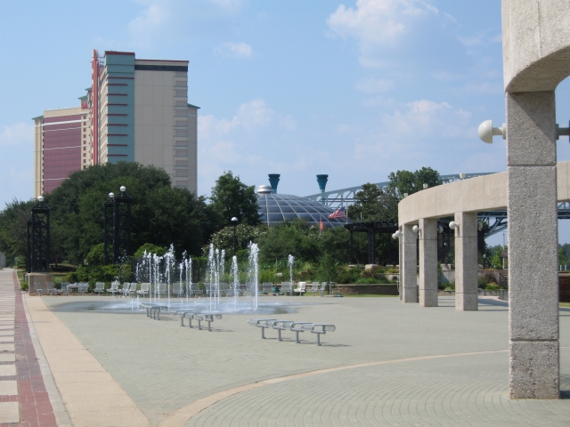 Shreveport, LA : Downtown Water Fountains photo, picture, image ...