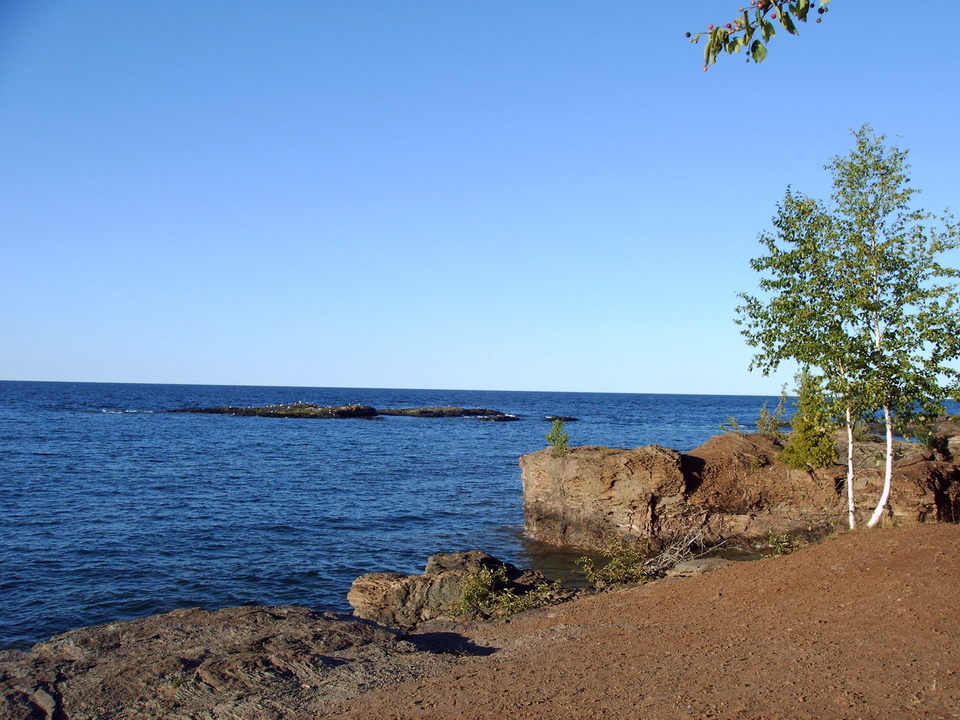 Marquette, MI: The North side of Presque Isle park.