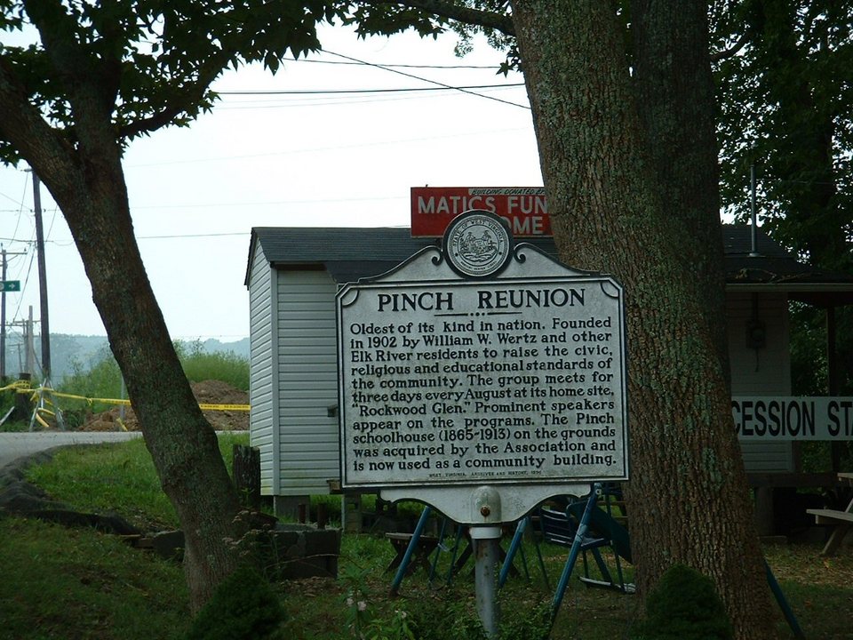 Pinch, WV: County Route 47, 1 mile north of junction with County Route 49, Reunion Park, Pinch