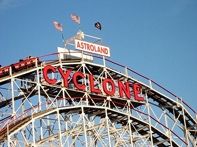 New York, NY: The Cyclone at Coney Island - Brooklyn, NY