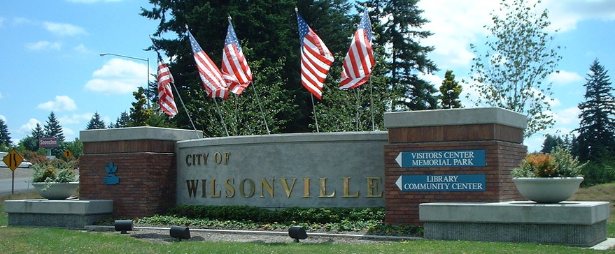 Wilsonville, OR: Wilsonville City Welcome Sign