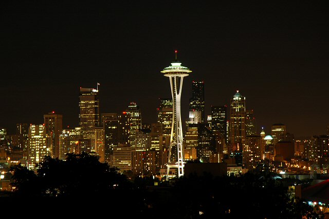 Seattle, WA: view from capital hill. User comment: Mislabeled - pic is from Queen Anne Hill