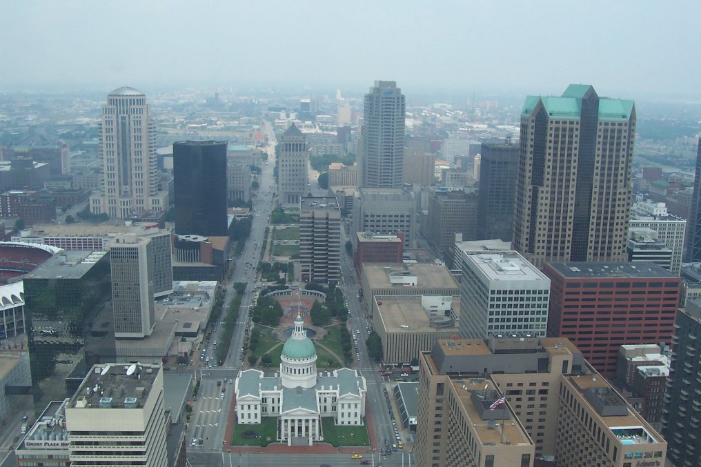 St. Louis, MO: View from arch