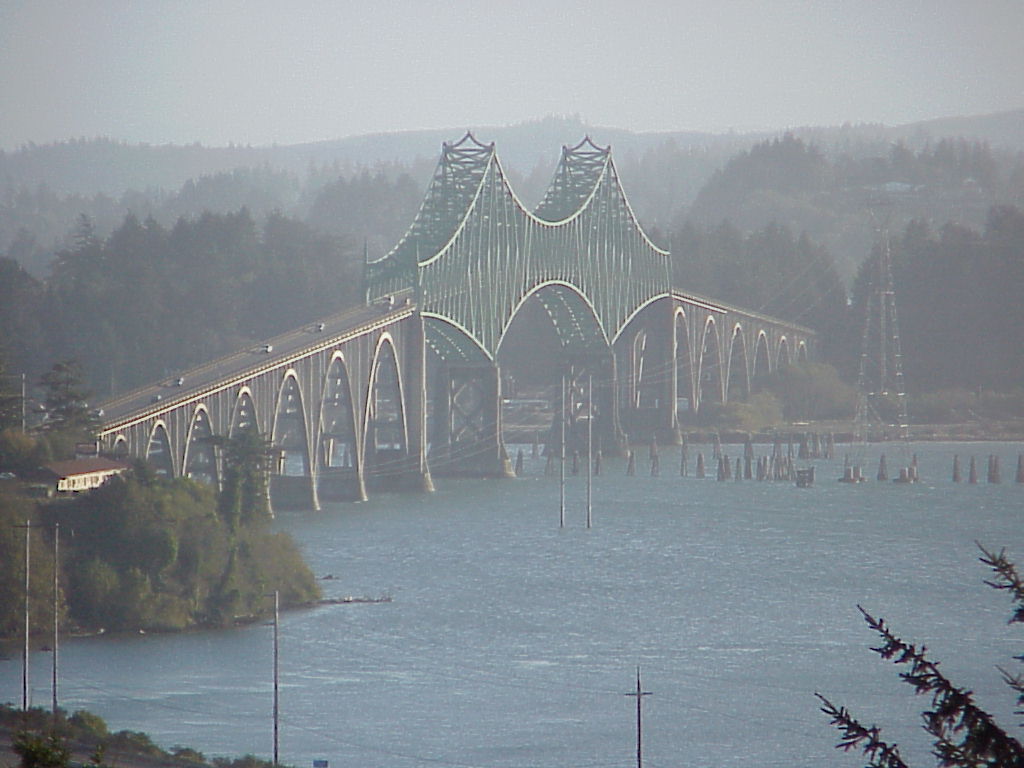 North Bend, OR: North Bend bridge (as locals call it) from 2001