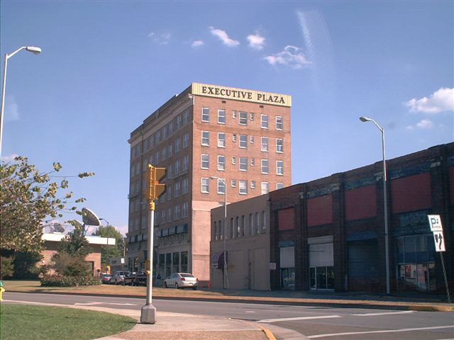 Bristol, VA: Old Executive Plaza building - downtown Bristol, VA (September 2005).