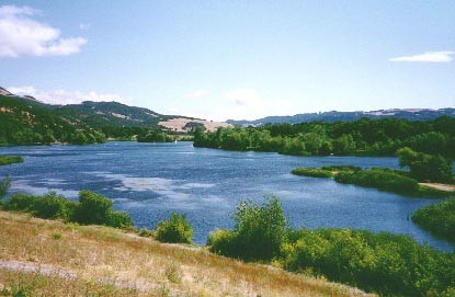 Santa Rosa, CA: This is a picture of Spring Lake in the area of Rincon Valley in Santa Rosa, CA.