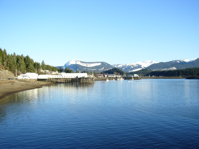 Hoonah, AK: Town of Hoonah from Ferry Terminal
