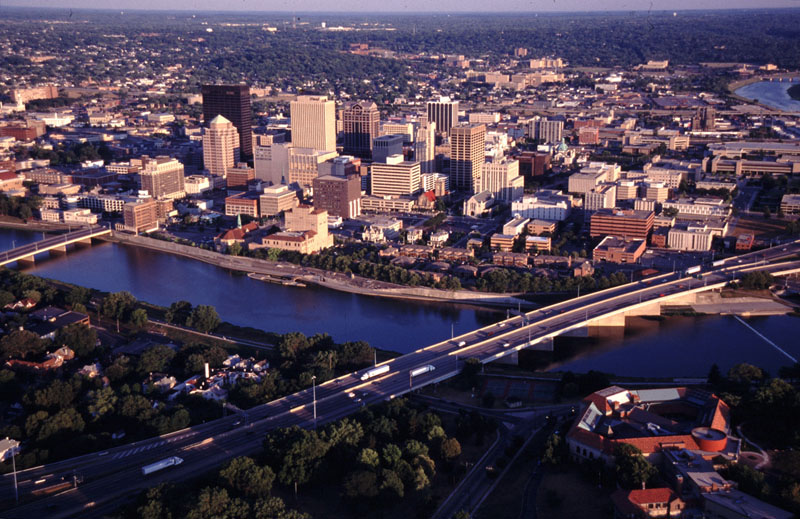 Dayton, OH: arial view