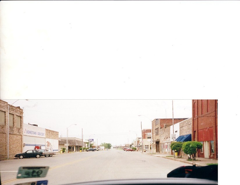 Temple, OK: Main street of Temple Oklahoma