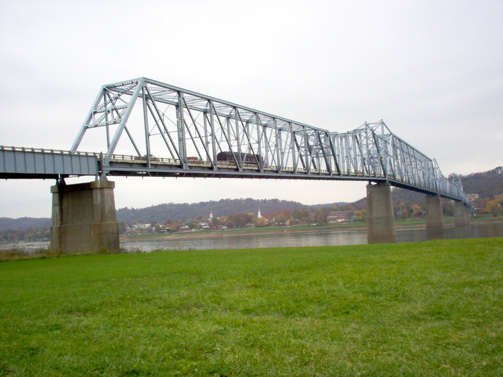 Milton, KY: bridge over the ohio river at milton ky