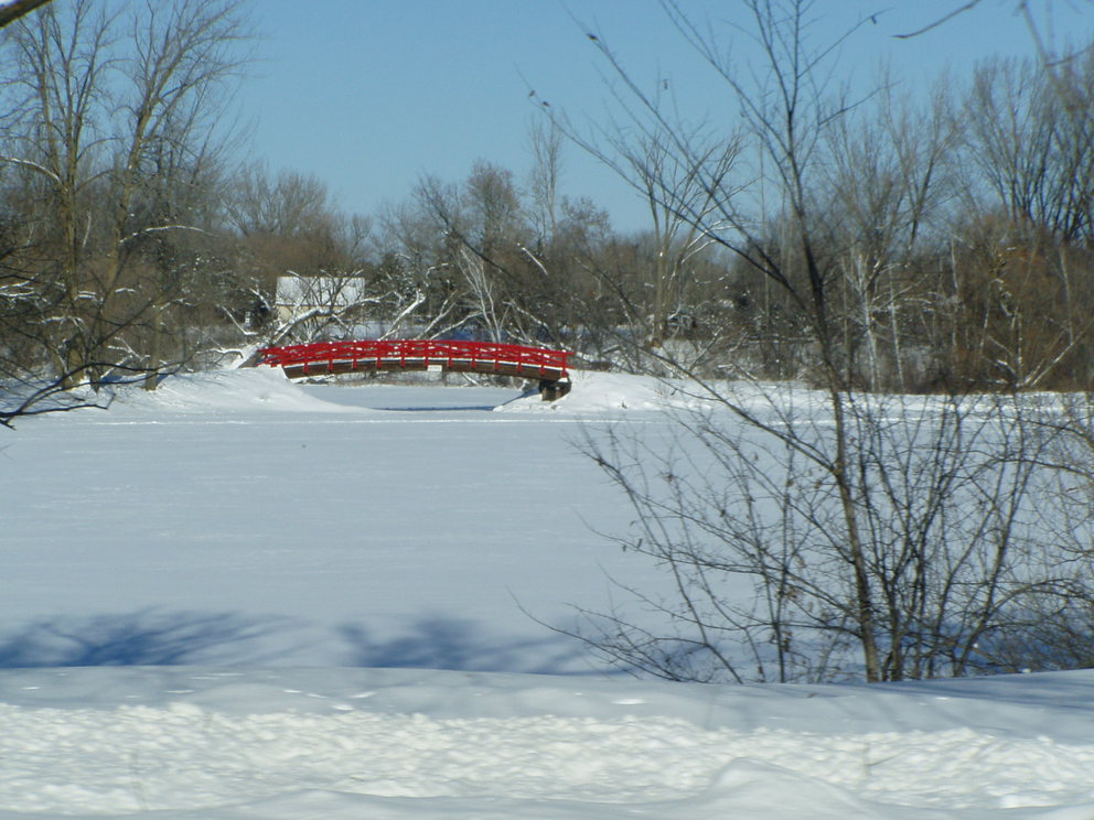 Park Rapids, MN Winter in Park Rapids Red Bridge photo, picture