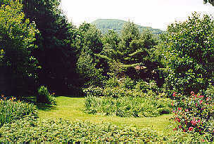 Highlands, NC: View of Satulah Mountain from Colonial Pines Inn Bed and Breakfast
