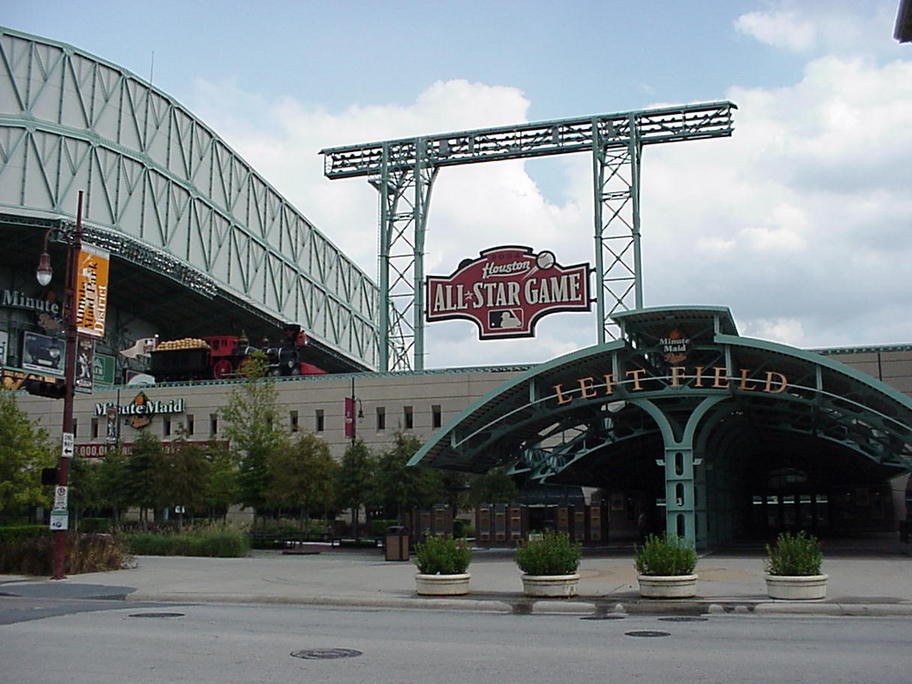 Houston, TX: Minute Maid Park from Crawford Street