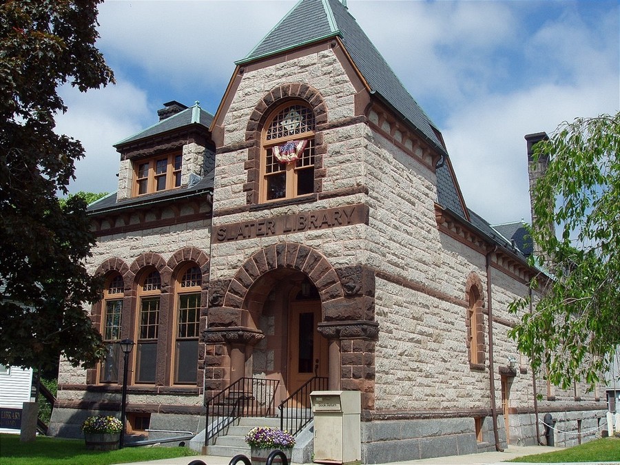 Griswold, CT: GRISWOLD, CT - JEWETT CITY SECTION - SLATER LIBRARY 1884