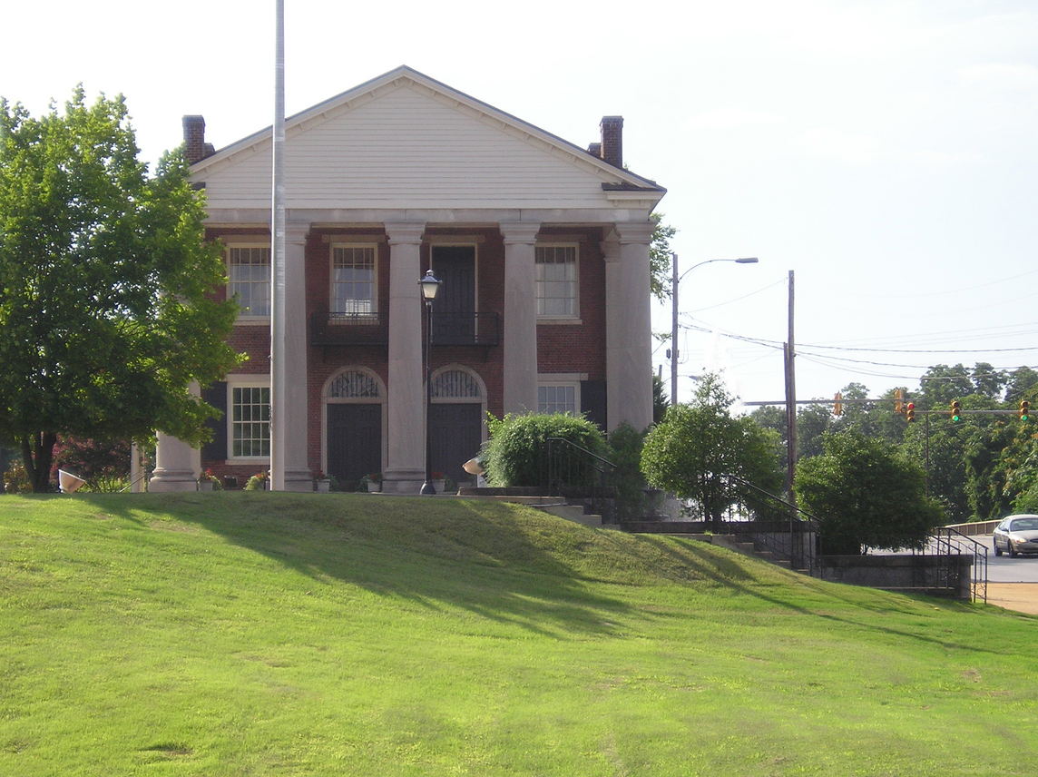 Decatur, AL: Picture of Old State Bank. Oldest bank building in State of Alabama.