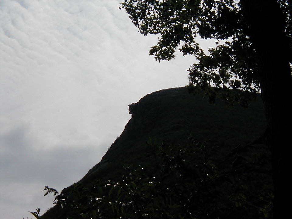 Conway, NH: Old Man Of The Mountain. Franconia Notch, NH (Collapsed a few months after this picture)