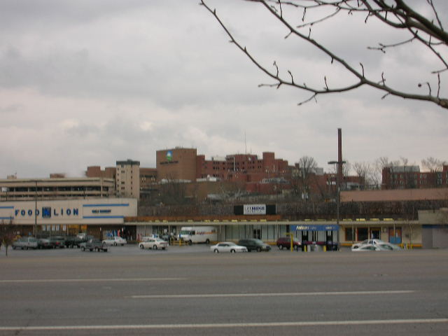 Kingsport, TN: The Hospital, looking toward Johnson City.