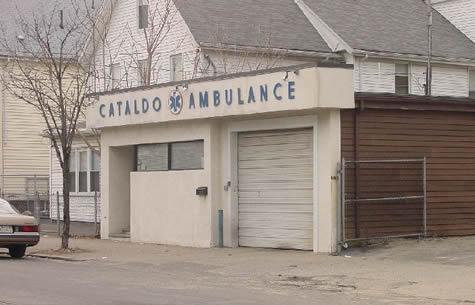Chelsea, MA: Cataldo Ambulance by the Mary C Burke School
