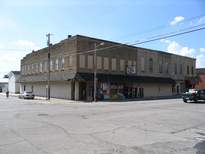 Waterloo, IN: downtown block