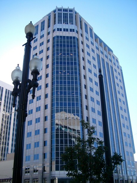 Salt Lake City, UT: Gateway West office tower - Corner of South Temple and Main