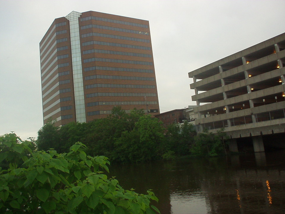 Lansing, MI: picture of downtown Lansing, MI from River Walk