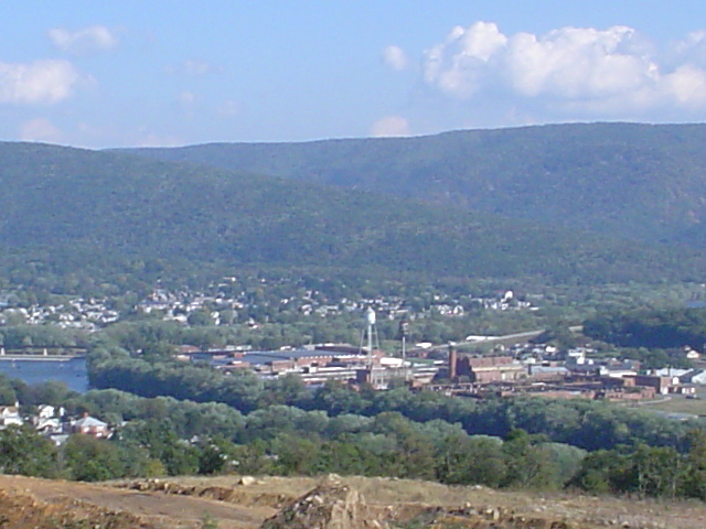 Lewistown, PA: overlooking Lewistown from bypass, Fall 2005