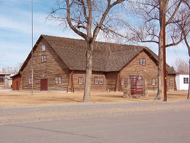 Cowley, WY: Cowley Community Building, referred to as the Cowley Gym