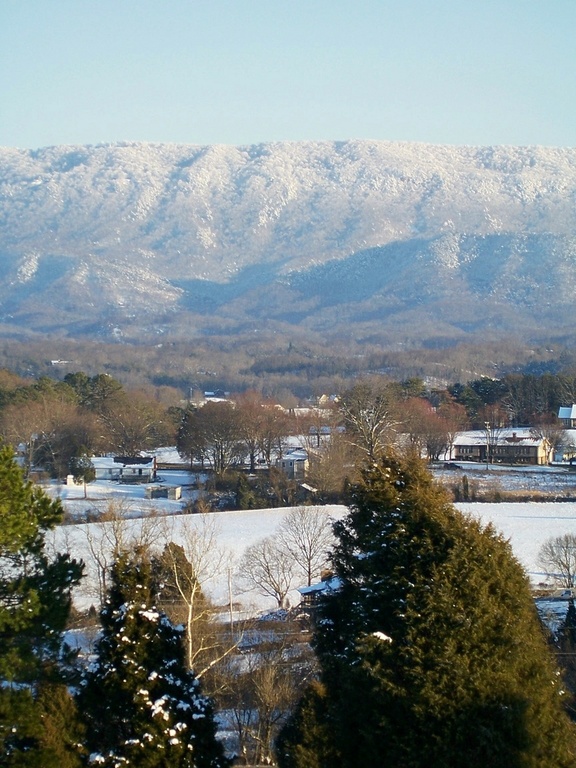 Seymour, TN: Seymour: view of mountains in Winter-2006