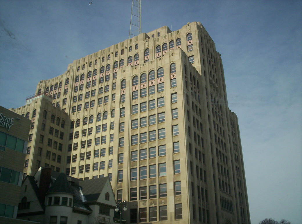 Detroit, MI: The Maccabees Building in the Cultural Center.