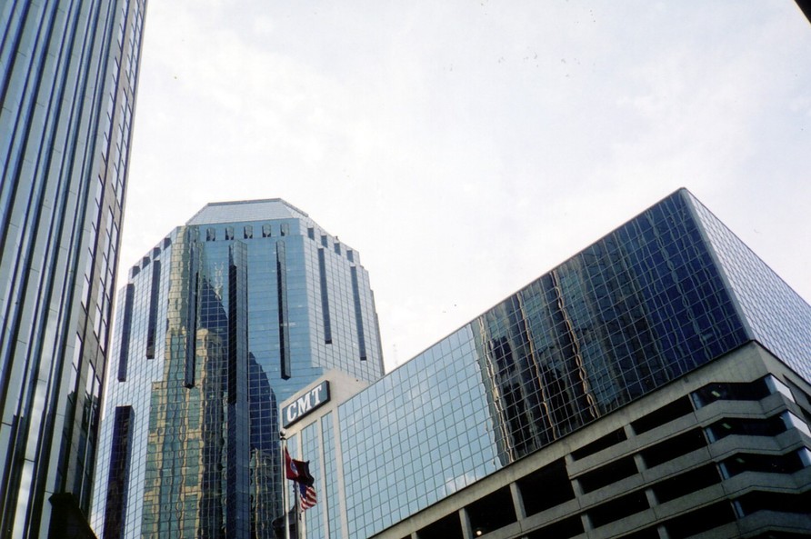 Nashville-Davidson, TN: Bellsouth Tower, usbank building, and the CMT headquarters.